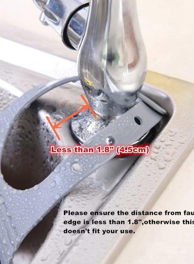 Kinteshun Kitchen Sink Caddy Sponge Holder Hang Basket for Scrubber Dish Brush Kitchen Accessories Organizer (Light blue) - Image 3