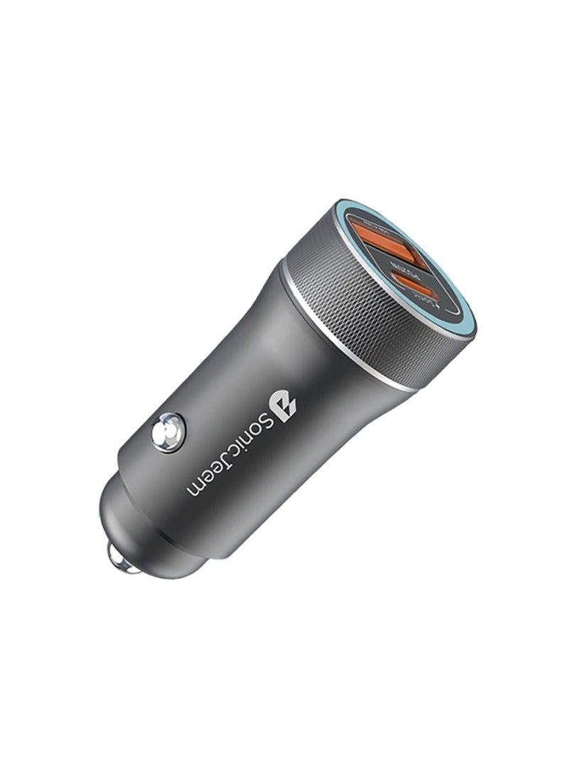 SONIC JEEM Titanium car charger fast charging (SJ204B ) - Image 1