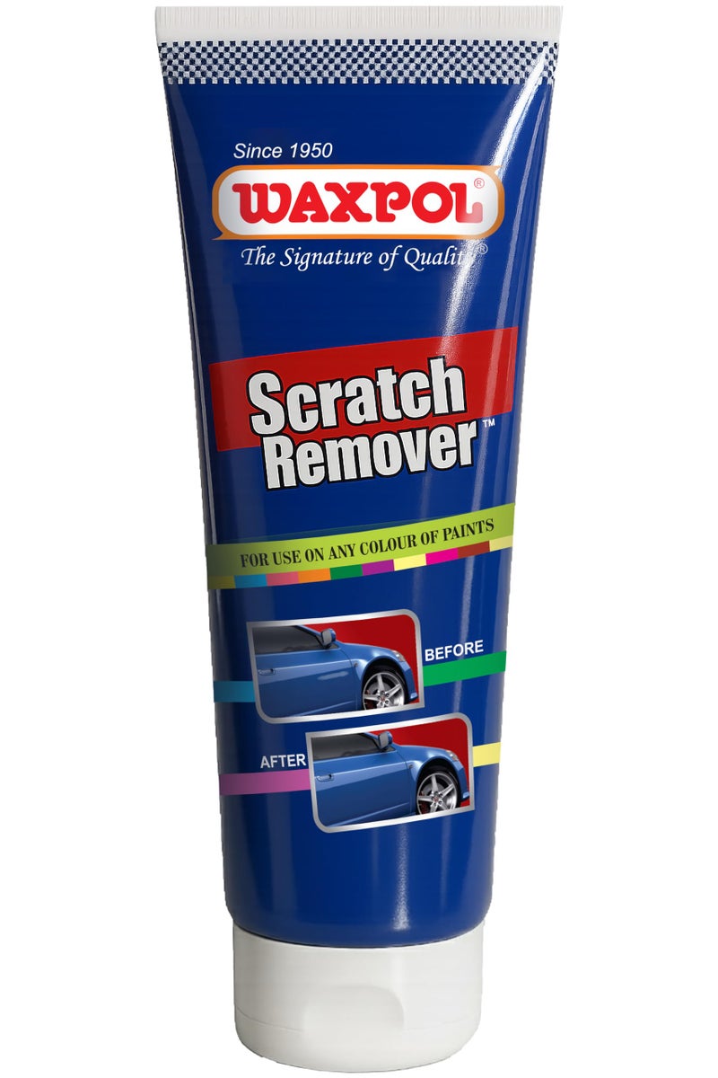 Waxpol Scratch Remover for Car 150 g with Microfiber Cloth | Light Scratch, Paint Mark Remover | High Gloss Finish - Image 1