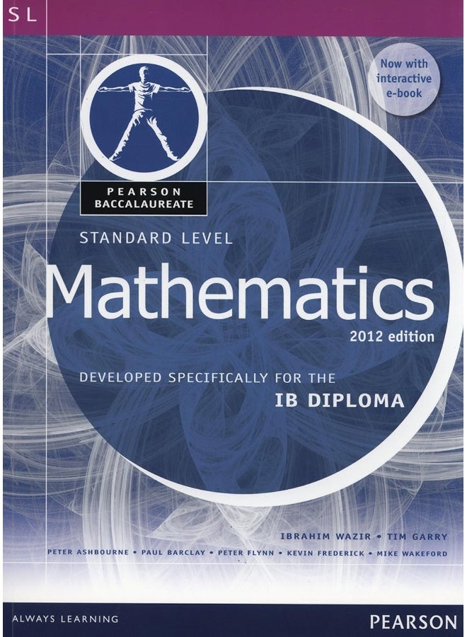 Pearson Baccalaureate Standard Level Mathematics Revised 2012 print and ebook bundle for the IB Diploma - Image 1