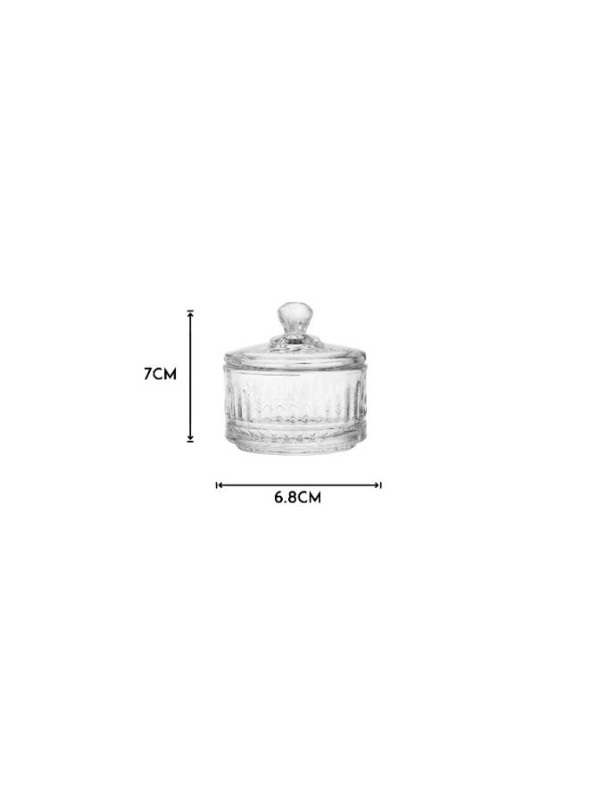 الحميضي 💎 طقم علب تقديم كريستال فاخر (6 قطع) — مقاس عملي 6.8 سم × ارتفاع 7 سم لضيافة أنيقة ✨ - Image 5