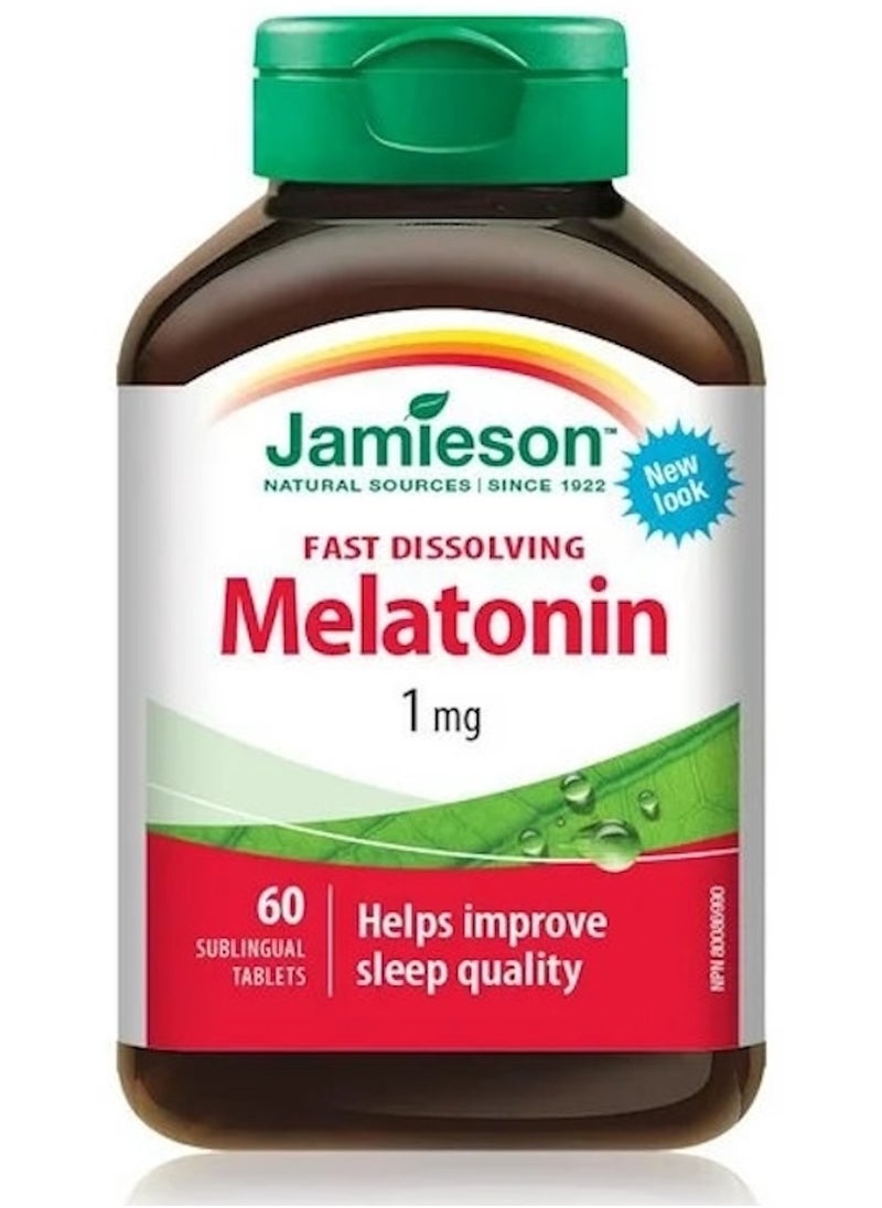 Jamieson Jamieson Melatonin Fast Dissolving 1 mg 60 Tablets 