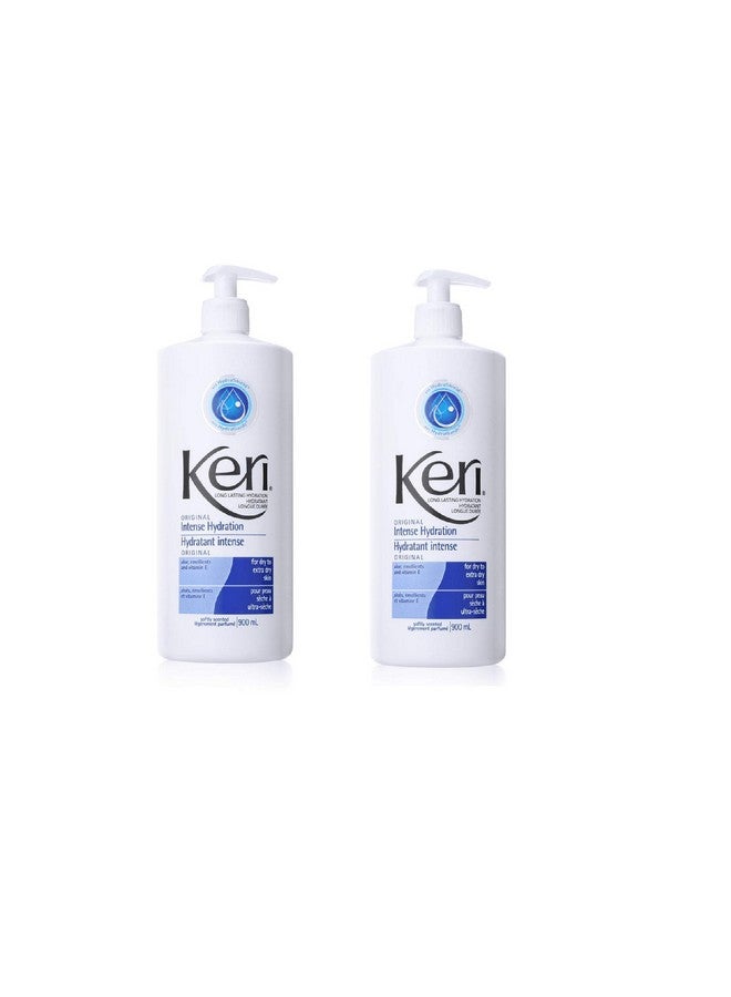 Keri Lotion Original Intense Hydration Softly Scented, 900 mL, 2 Piece