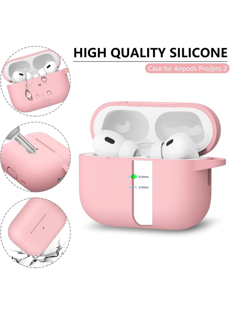 Soft Silicone Protective Case Cover for AirPods 4 with Cleaner Kit and Keychain - Image 3