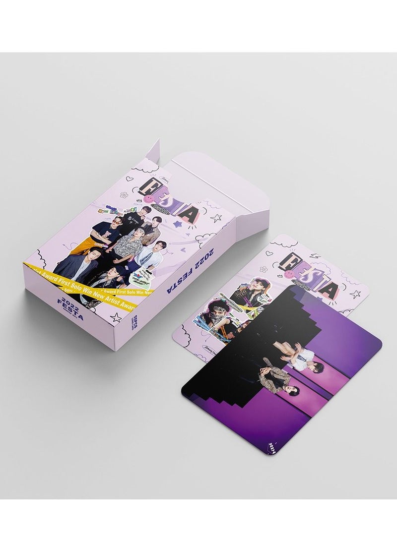 SKYLO 55-Piece Bts Festa Debut With No More Dream Lomo Cards - Image 4