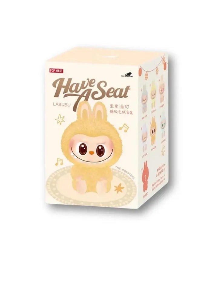 The Monsters - Have a Seat Vinyl Plush Blind Box, The Monsters Blind Box Figures, Random Design Action Figures Collectible Toys Home Decorations, Holiday Birthday Gifts, Single Box - Image 1