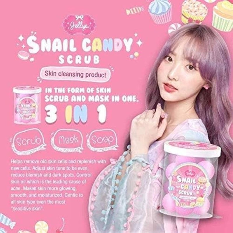 Jellys - Body Scrub, Snail Candy Scrub For Body, 300G - Image 2