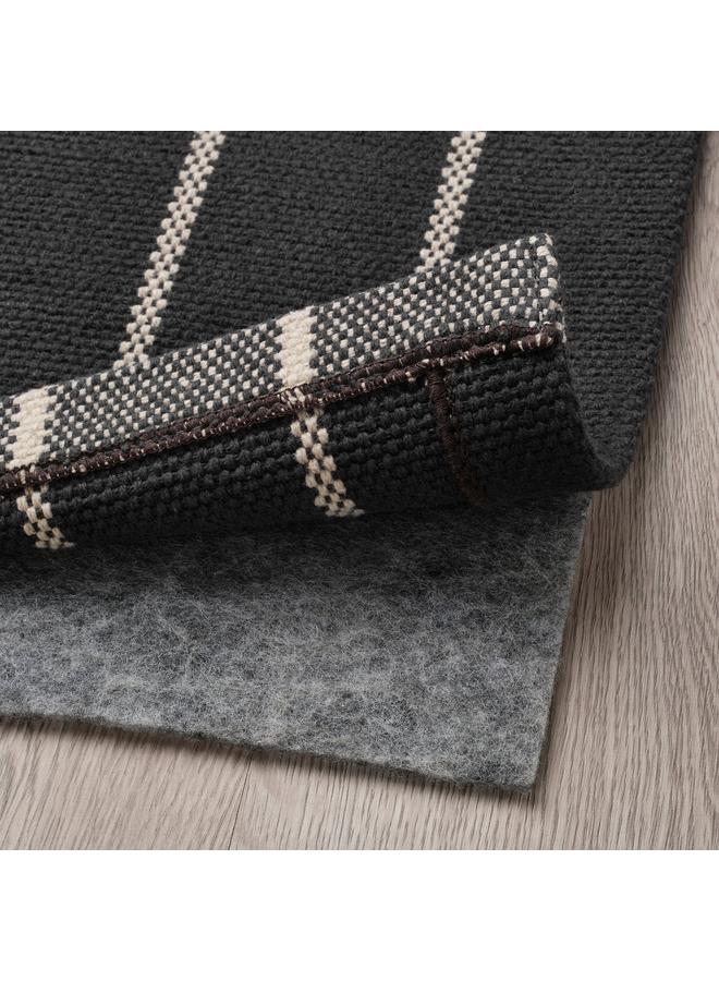 erorex Rug, Flatwoven, Grey/Off-White, 80X180 Cm - Image 5