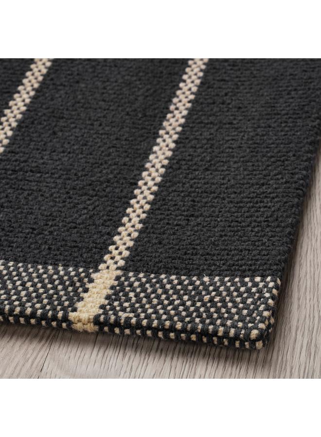 erorex Rug, Flatwoven, Grey/Off-White, 80X180 Cm - Image 2