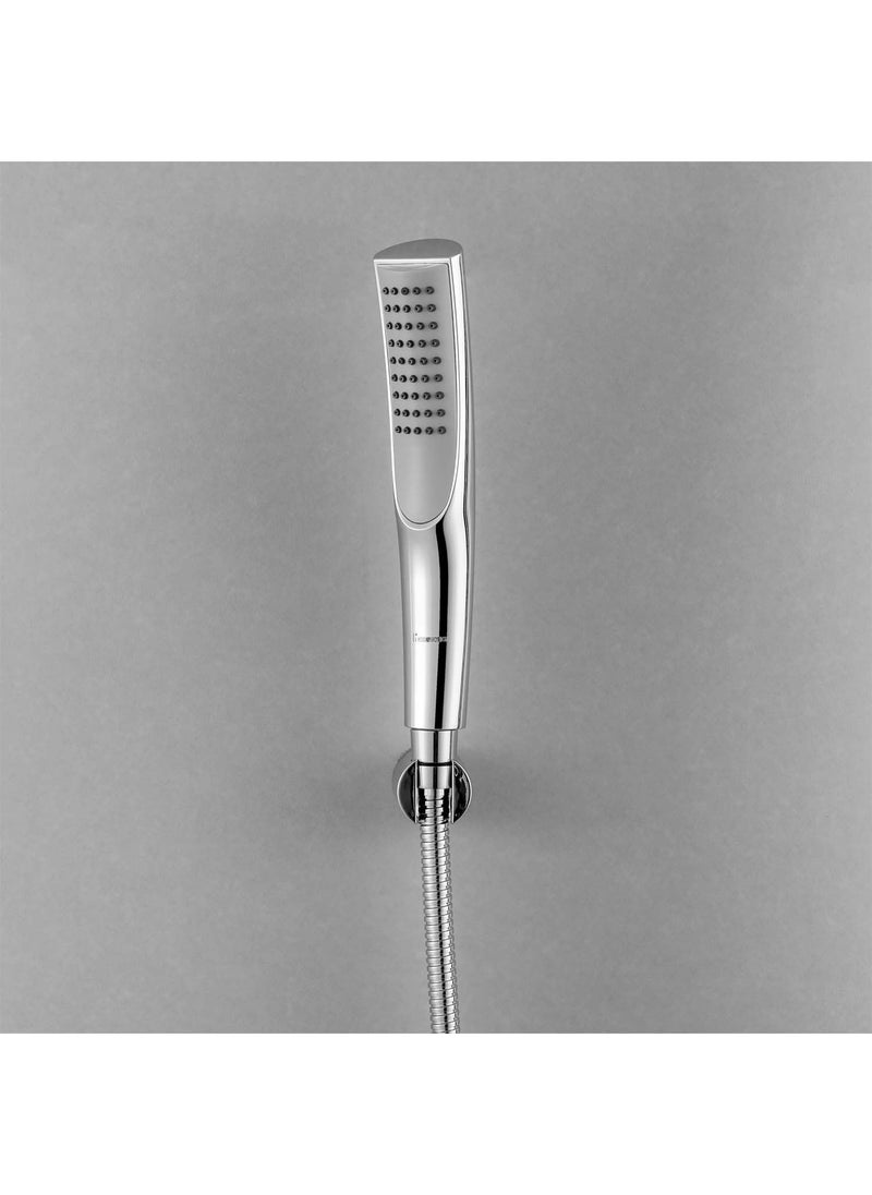 homeworks HomeWorks Pulse ABS Plastic MultiFunction Rain And Mist Spray Hand Shower Head For Bathroom Chrome Finish Pack of 1  - Image 3
