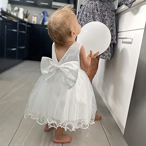 LZH Baby Girl Dresses, Flower Girl Toddler Dress Baby Flower Girl Dress,Baptism Dresses for Baby Girls Birthday Dress - Image 2