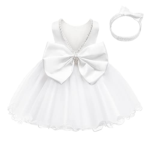 LZH Baby Girl Dresses, Flower Girl Toddler Dress Baby Flower Girl Dress,Baptism Dresses for Baby Girls Birthday Dress - Image 1