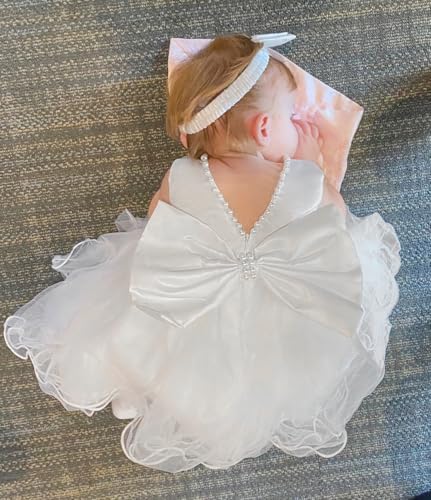 LZH Baby Girl Dresses, Flower Girl Toddler Dress Baby Flower Girl Dress,Baptism Dresses for Baby Girls Birthday Dress - Image 3