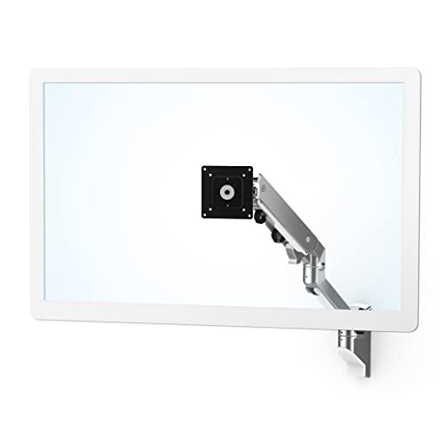 Ergotron – HX Single Ultrawide Monitor Arm, VESA Wall Mount – for Monitors Up to 49 Inches, 20 to 42 lbs, Less Than 8 Inch Display Depth – Standard Pivot, Polished Aluminum - Image 2