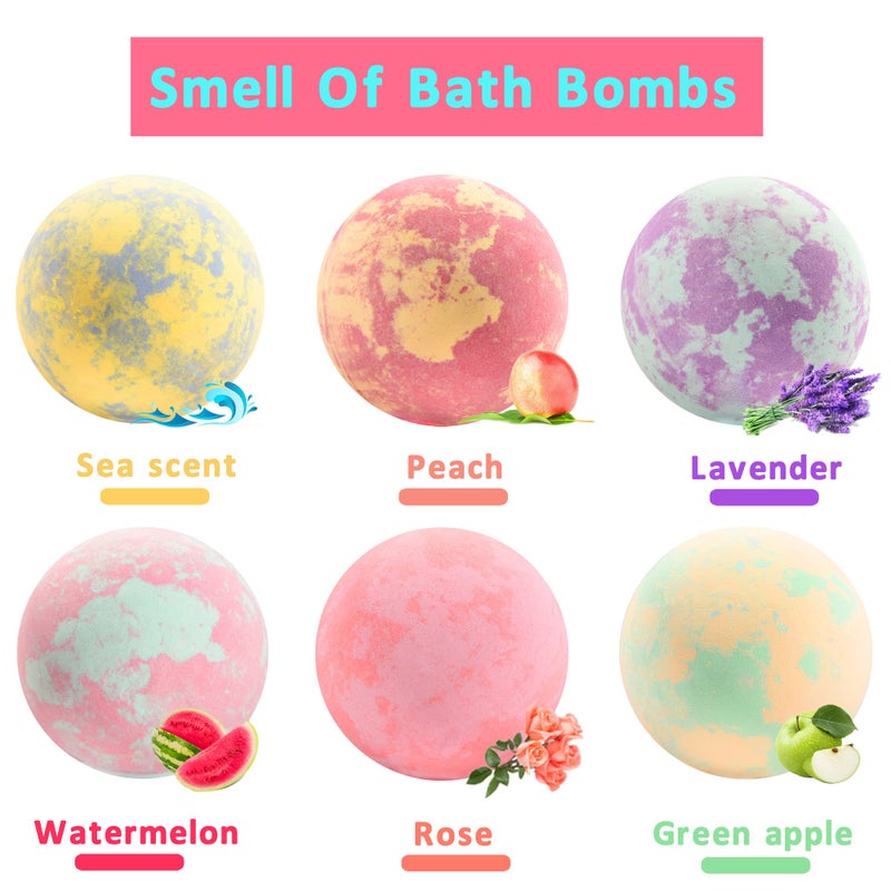 MADO Unicorn Bath Bombs with Surprise Inside for Kids Girls, Bath Bombs Surprise Birthday Gifts Unicorn Gifts for Kids Girls with Jewelry Toys Inside - Image 2