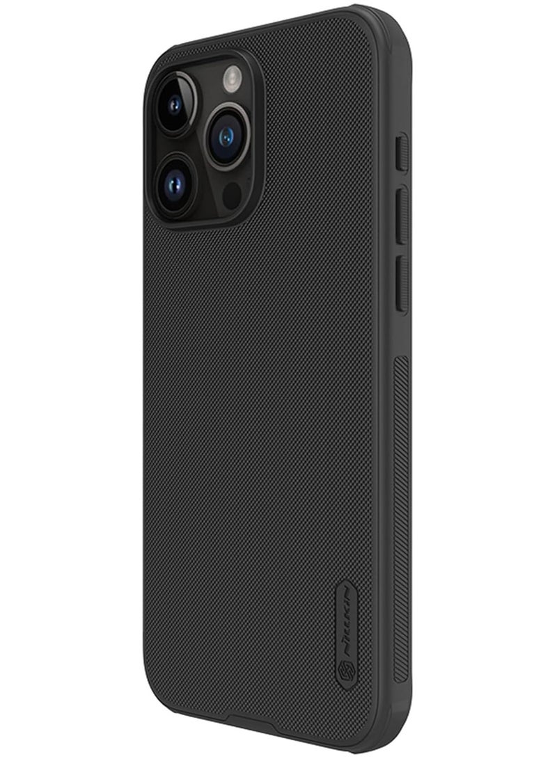 Nillkin Super Frosted Shield Pro Matte cover case for Apple iPhone 15 Pro Max 6.7 (2023)-Black - Image 3