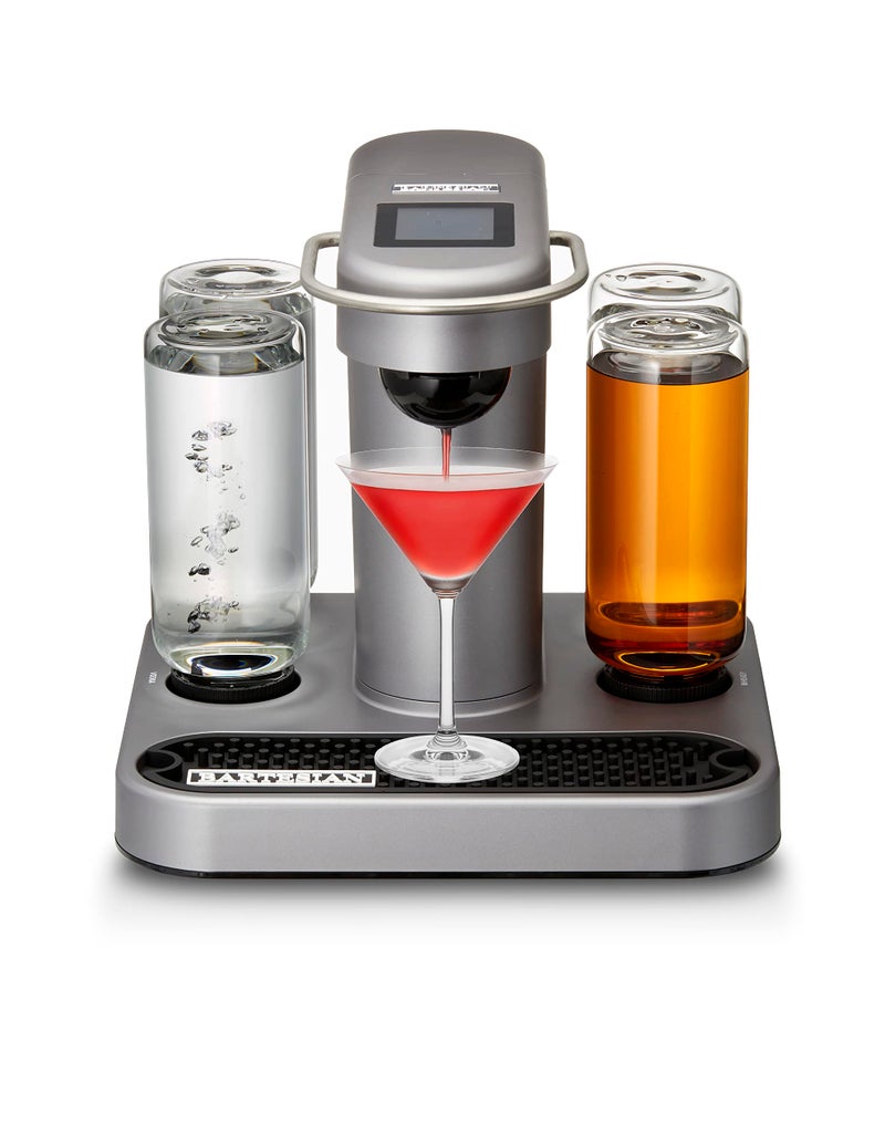 Bartesian Cocktail Making Machine - Automatic Mixology Home Bar Cocktails Mixing Maker - Push Button Pre Mixed Drink Capsule Dispenser Shaker for Margarita, Old Fashioned, Martini, Daiquiri & More - Image 1