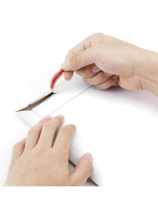 ValBox 6X8 Self Seal Photo Document Mailers 25 Pack Stay Flat White Cardboard Envelopes 6.25 X 8.25 Inches - Image 4