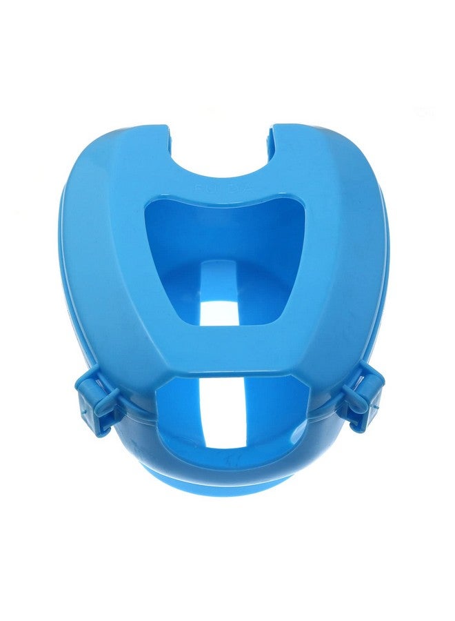 ماكسمورال حامل حمام ماكسمورال بإطار ثابت للطيور - محقنة تغذية بلاستيكية للطيور الصغيرة، فرخ الببغاء - لوازم تغذية ثابتة للطيور، أزرق - Image 3