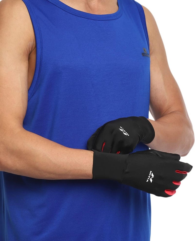 Nivia Running Gloves (Spandex, Black Size - Large) - Image 5