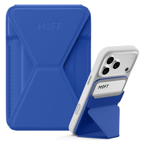MOFT Magnetic Wallet Stand Compatible with iPhone 171615141312 Series Angle Adjustment Magsafe Compatible MOVAS Phone StandSapphire - Image 1