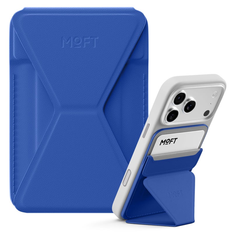 MOFT Magnetic Wallet Stand Compatible with iPhone 171615141312 Series Angle Adjustment Magsafe Compatible MOVAS Phone StandSapphire - Image 2