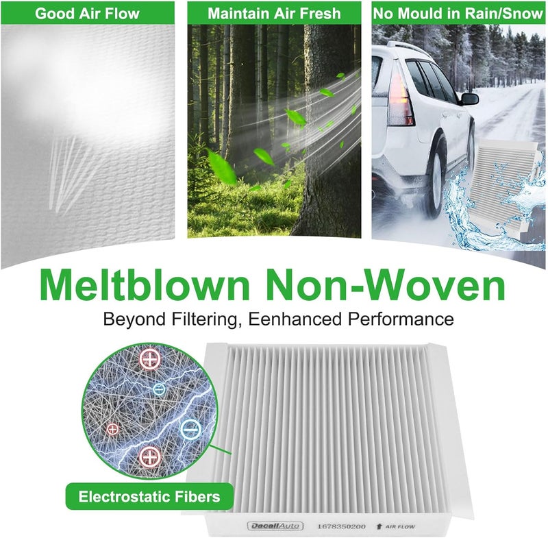 Dacall Engine & Cabin Air Filter Set for Mercedes-Benz GLE and GLS Models (2020-2024) - Image 5