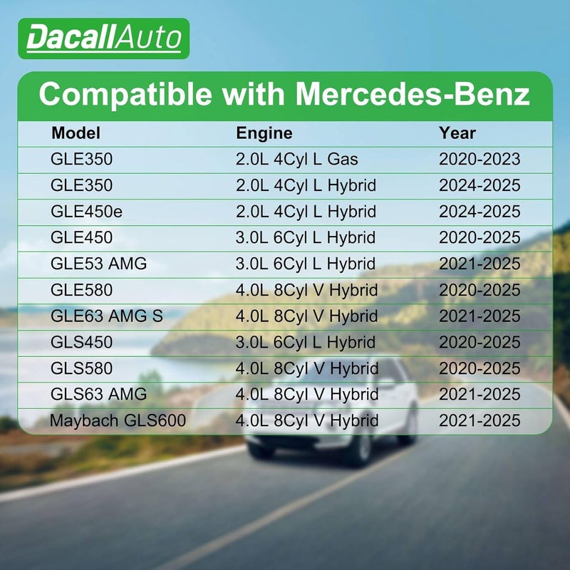 Dacall Engine & Cabin Air Filter Set for Mercedes-Benz GLE and GLS Models (2020-2024) - Image 2