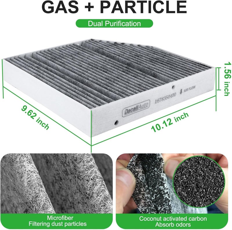Dacall Engine & Cabin Air Filter Set for Mercedes-Benz GLE and GLS Models (2020-2024) - Image 3