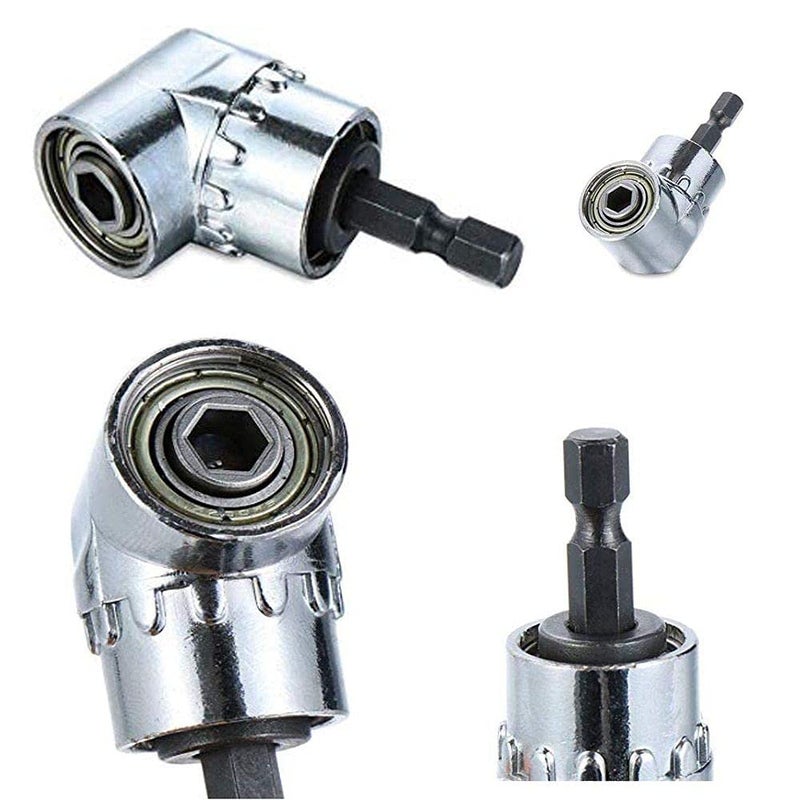 DIY Crafts CTDIYHI31598 105 Right Angle Screwdriver Bit Set Hex Drill Bit Socket Wrench Adapter Set Drill Bit Other - Image 1