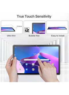 Procases 2 Pack Screen Protector For Lenovo Tab M10 Plus 3Rd Gen 10.6 Inch 2022 Tempered Glass Screen Film Guard For 10.6 Inch Lenovo Tab M10 Plus Gen 3 Tb125Fu Tb128Fu Tb128Xu 2022 Release  - Image 5