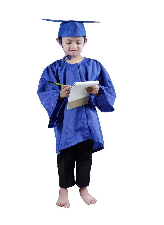 بوك ماي كوستيوم فستان حفل التخرج الأزرق من BookMyCostume، زي تنكري للأطفال والكبار، مناسب للأعمار من 5 إلى 6 سنوات  - Image 5