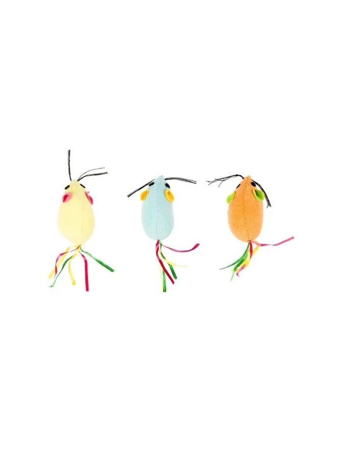 Duvo + Duvo Terry Mouse With Ribbon Tail 3pcs - Image 2