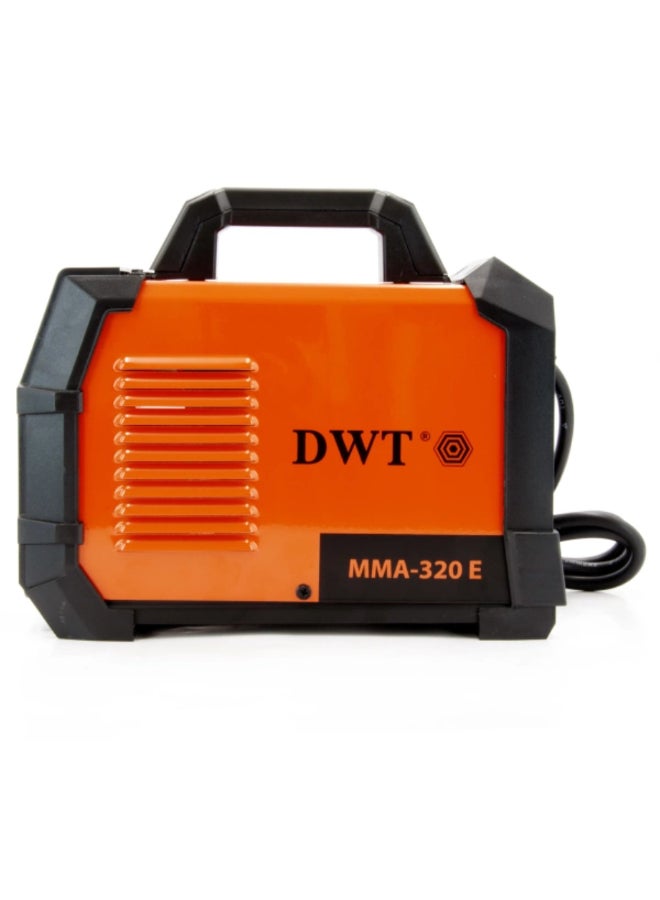 DWT 220V 160A Corded Inverter Welding Machine Black and Orange 27.5 x 39 x 71 cm MMA-320E - Image 1