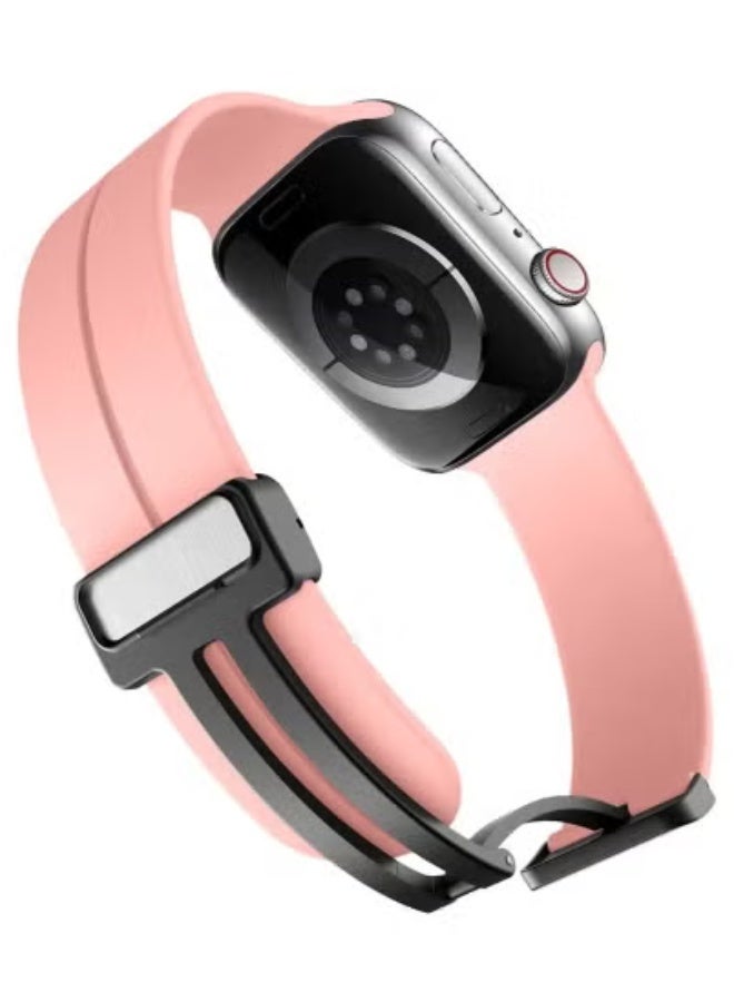 JAJEEK Apple Watch Band 45mm 49mm Quick Release – Skin Friendly Soft Silicone Sport Watch Band for Men – Durable, Lightweight, Sweat-Resistant Strap – Comfortable Fit for Active Lifestyles – Compatible with Apple Watch Series 7, 8, Ultra, SE - Image 3