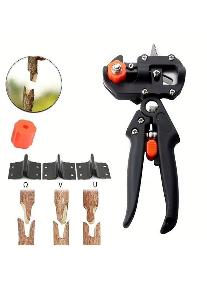 Normal Package 2 In 1 Garden Grafting And Pruning Tool Kit With Stainless Steel Blade Saw Scissors - Image 2