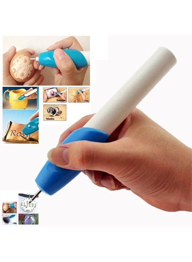 Electric Engraving Engraver Pen Carve Tool For Craft DIY Egg Jewelry Metal Glass - Image 1
