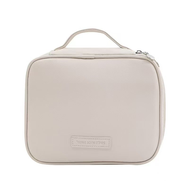 Waterproof Cosmetic Toiletry Bag with Large Capacity and Compartments - Image 2