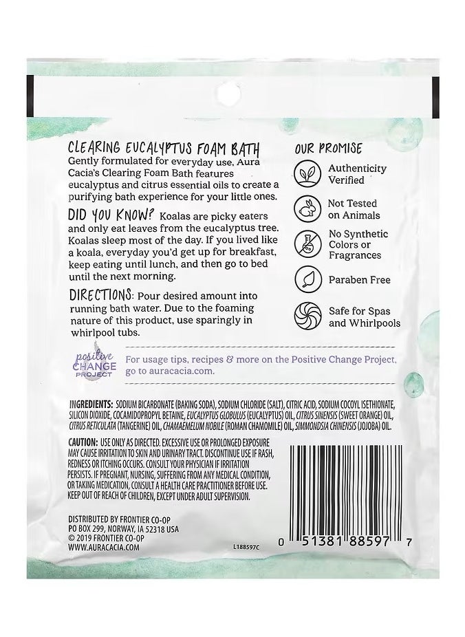 Aura Cacia - Kids Clearing Foam Bath (2.5 OZ) - Image 1
