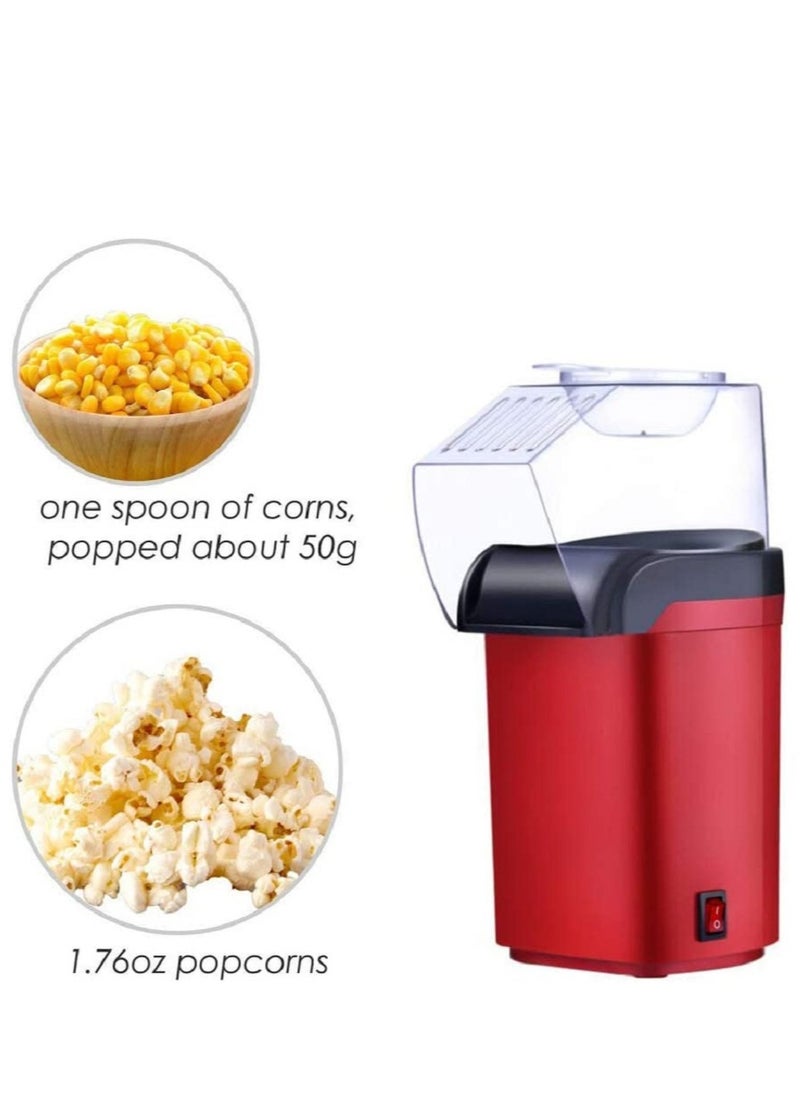 Generic - Efficient Electric Hot Air Popcorn Popper Maker with Measuring Cup for Precise Portioning of Popping Corn Kernels, Simplifying Popcorn Making - Image 1