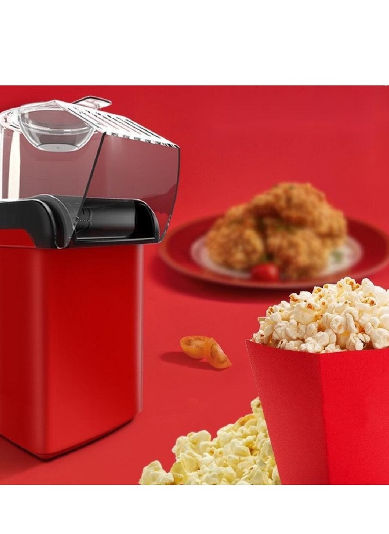 Generic - Efficient Electric Hot Air Popcorn Popper Maker with Measuring Cup for Precise Portioning of Popping Corn Kernels, Simplifying Popcorn Making - Image 1