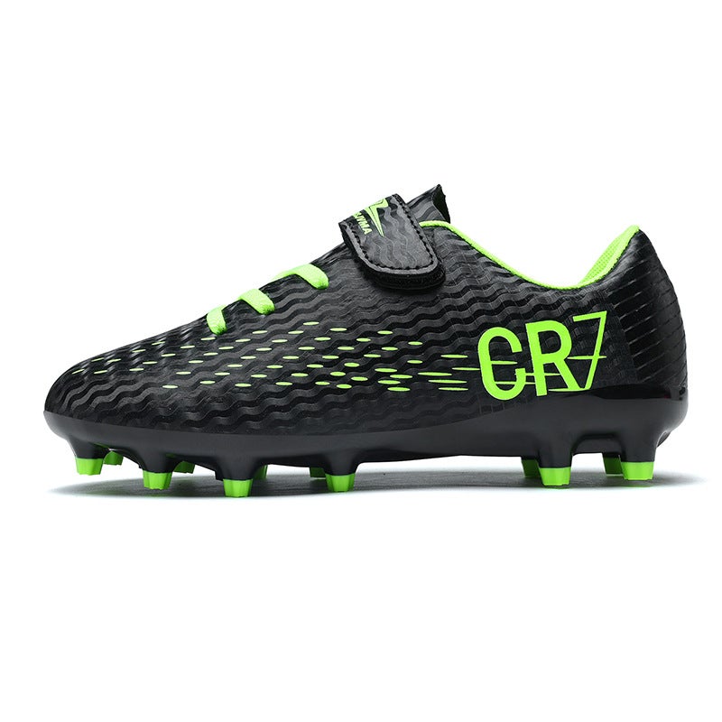 حذاء كرة قدم للشباب متعدد الألوان تصميم CR7 بجزء علوي من البولي يوريثان - Image 5