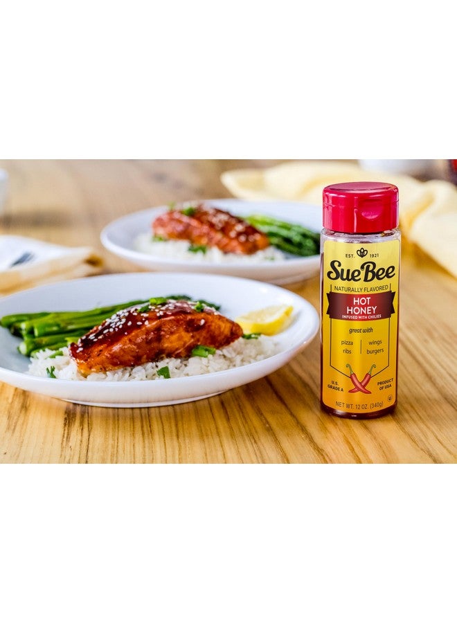 Sue Bee Infusions Hot Honey, 12 Ounce Sue Bee Chili Infused Hot Honey For Ribs, Wings, Burgers - Image 4