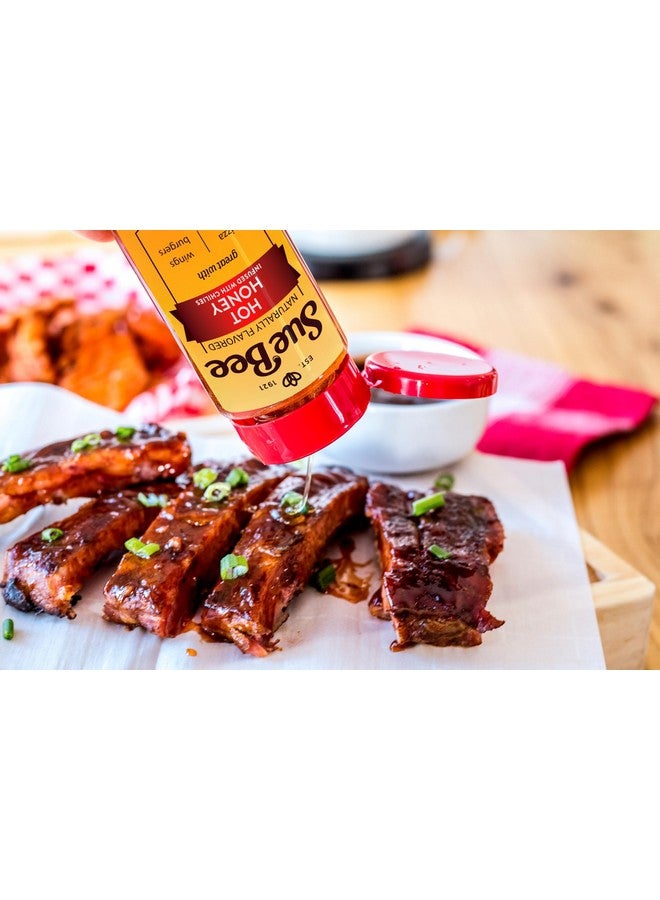 Sue Bee Infusions Hot Honey, 12 Ounce Sue Bee Chili Infused Hot Honey For Ribs, Wings, Burgers - Image 2