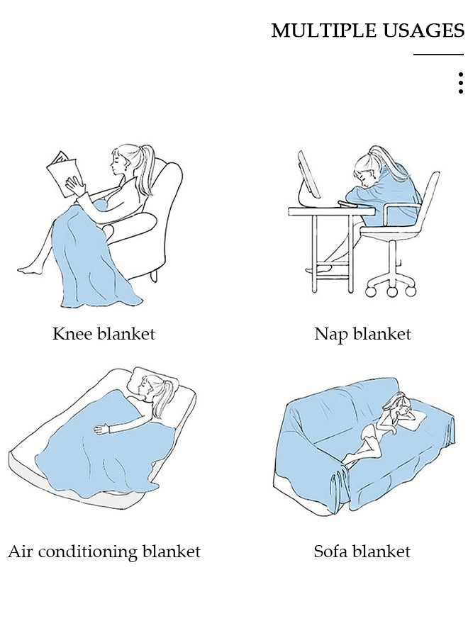 DUNISO بطانية منسوجة من Bedsure للأريكة كريمية بيضاء متعددة الاستخدامات لسرير الكرسي وأريكة غرفة المعيشة أغطية بطانية مع شرابات للحيوانات الأليفة والأطفال 130 * 180 سم - Image 3