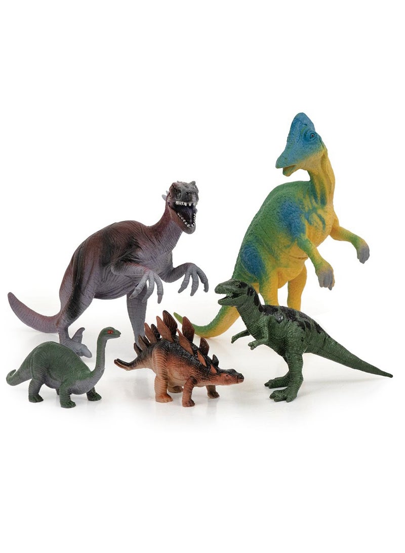 ADDO مجموعة تماثيل الديناصورات الرائعة من أدو | تمثال قابل للجمع | تمثال حيواني | تمثال عرض | مجموعة ألعاب حيوانات | جوانلونغ، ترايسيراتوبس، تي-ريكس، ستجوسورس | هدية للأطفال والبالغين - Image 2