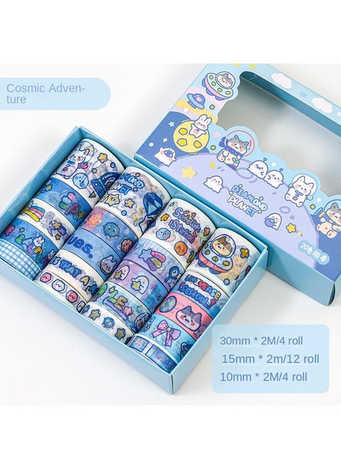 Roll Hand Account Tape Full Set Of Net Red Hand Account Stickers And Paper Film Suit Color Cute Children High Color Value