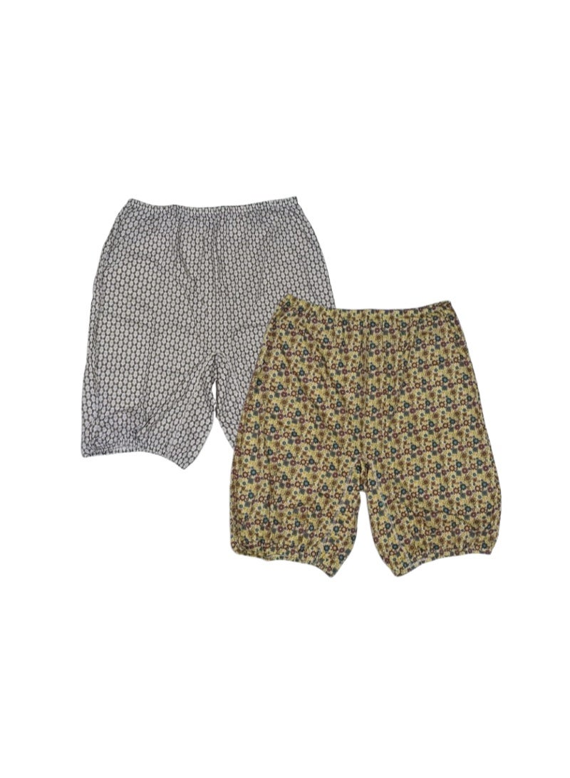 Set of 2 loose-fitting cotton boxers – UW 119