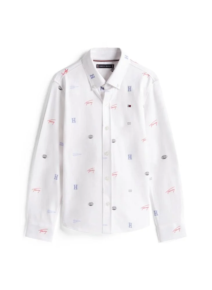 TOMMY HILFIGER Kids Varsity Aop Jersey Shirt