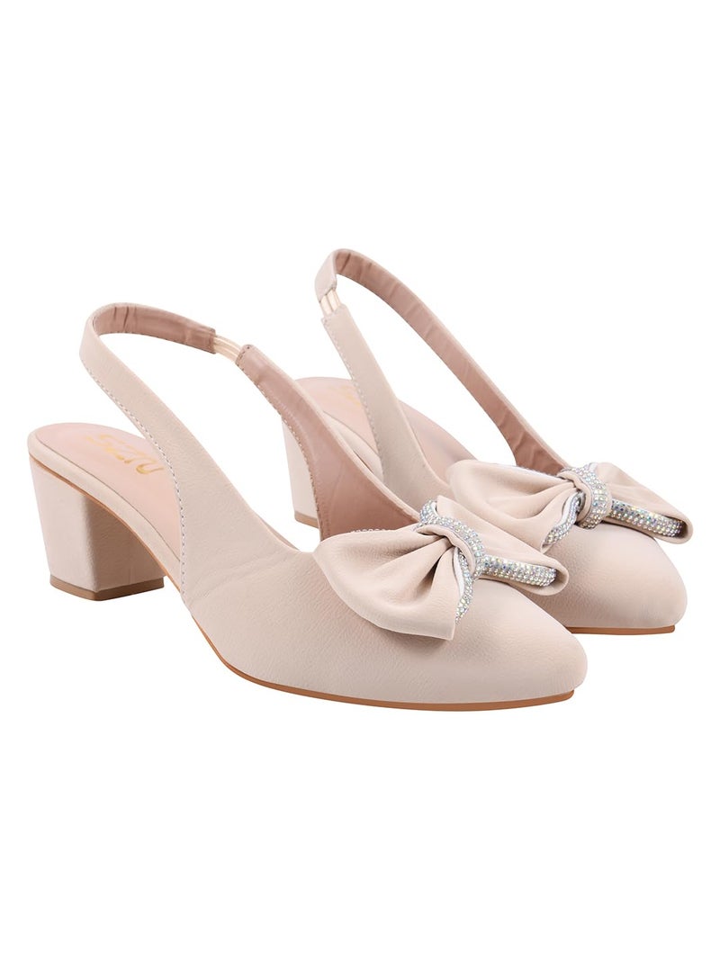 NZS Women’s Cream Sandals – Stylish Comfortable Slip-On Slides | Soft Cushion Footbed, Anti-Slip Sole – Perfect for Daily Casual Footwear-EU38 - Image 1